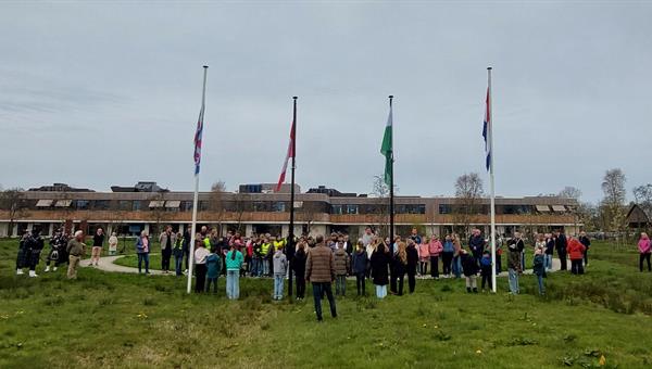 Herdenking bevrijding in het Vrijheidspark